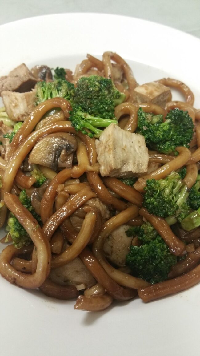 udon broccoli mushroom2
